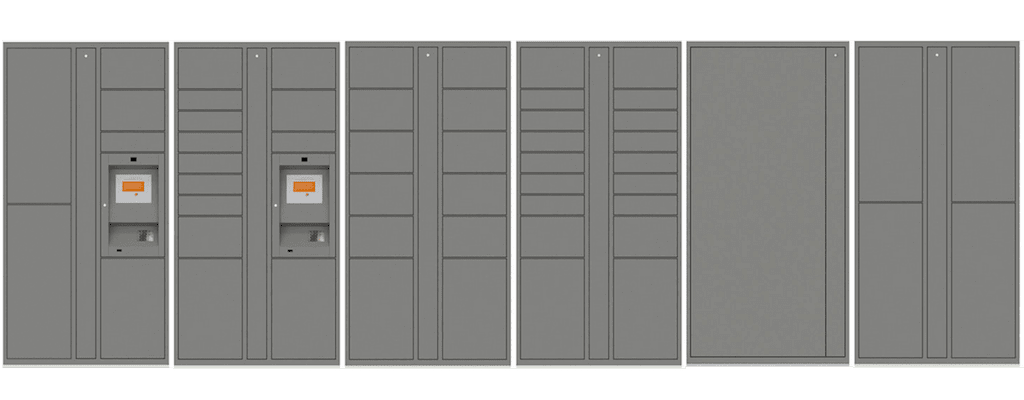 Parcel Pending lockers come in several configurations