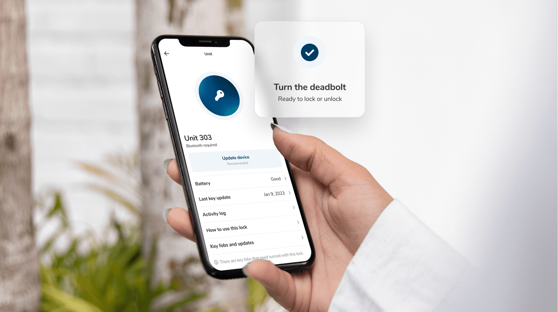 App-Only access improves property security and efficiency.