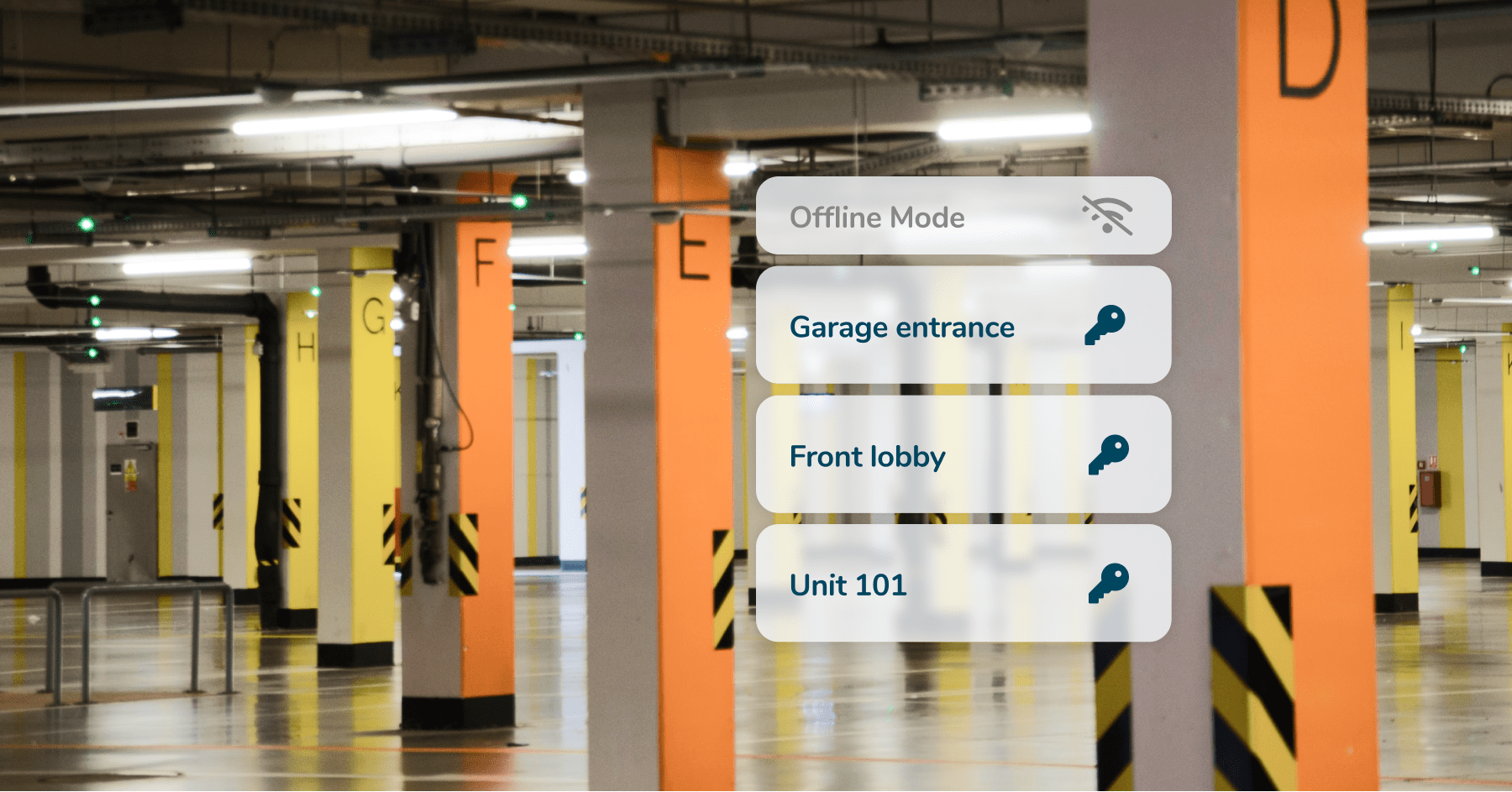 Offline Mode enables residents and staff to unlock smart locks without internet connection.
