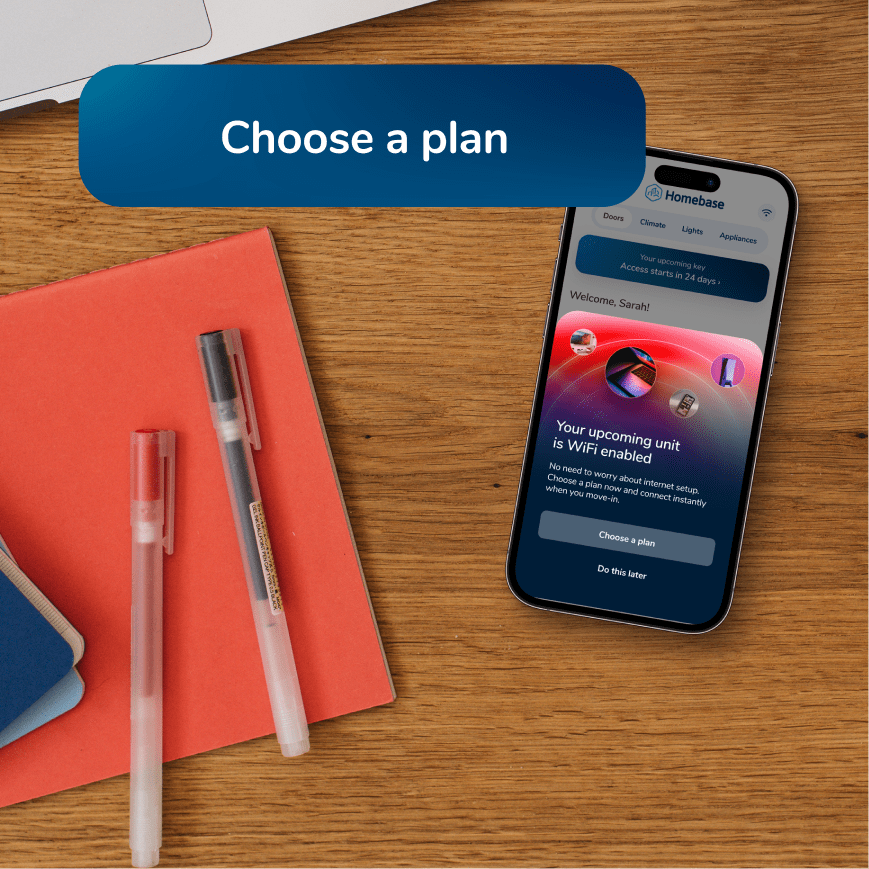 Self-check-in processes, like automating WiFi selection, can make move-ins much easier to manage.