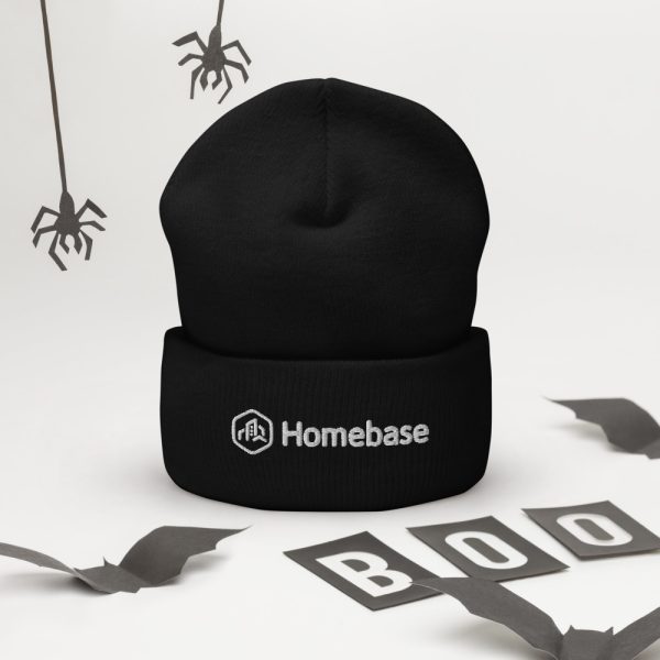 Unisex Cuffed Beanie - Black - Image 7