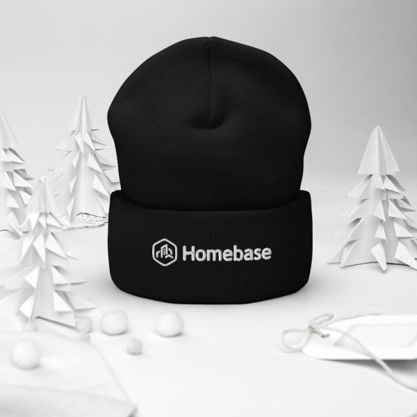 Unisex Cuffed Beanie - Black - Image 12