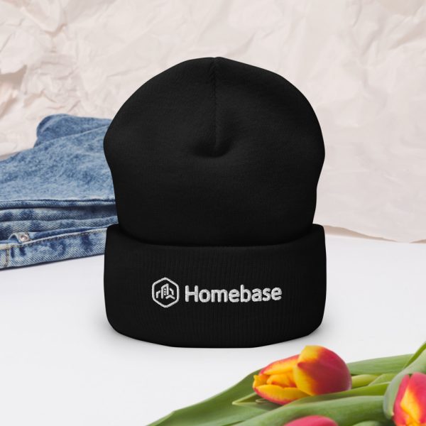 Unisex Cuffed Beanie - Black - Image 14