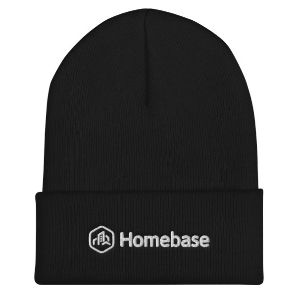 Unisex Cuffed Beanie - Black