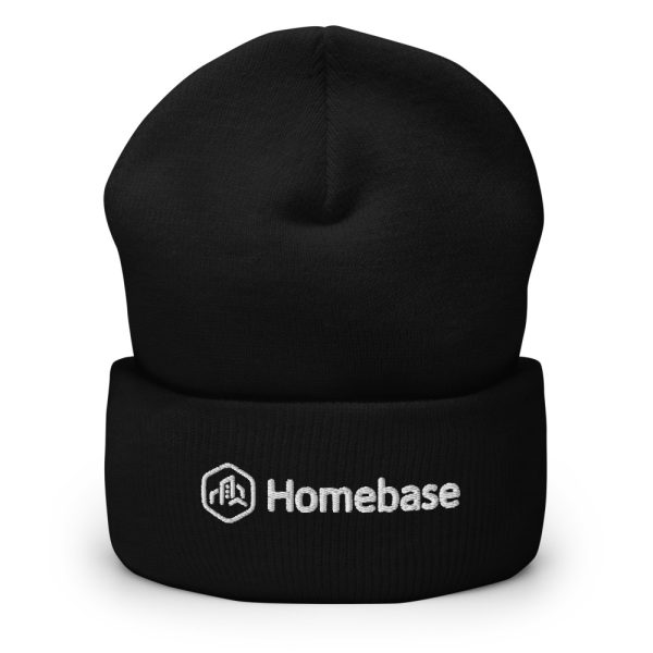 Unisex Cuffed Beanie - Black - Image 2