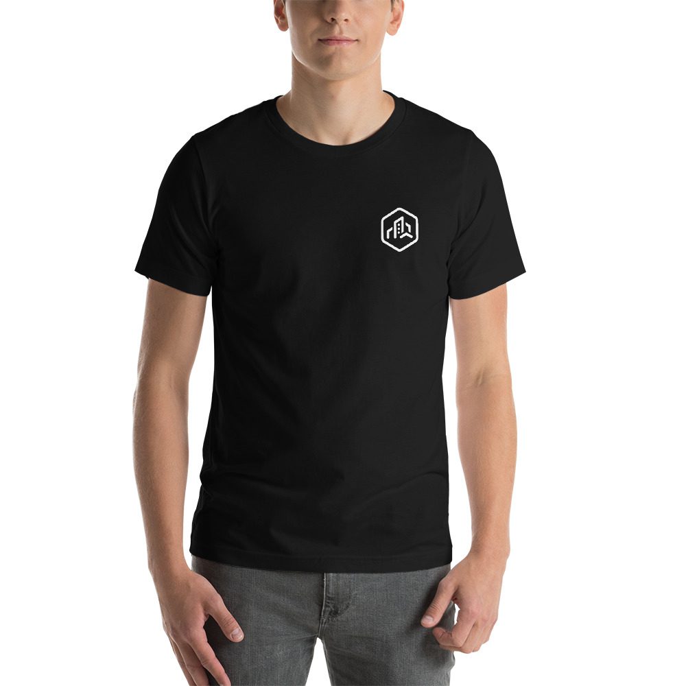 Short-Sleeve Unisex T-Shirt - Black/Navy